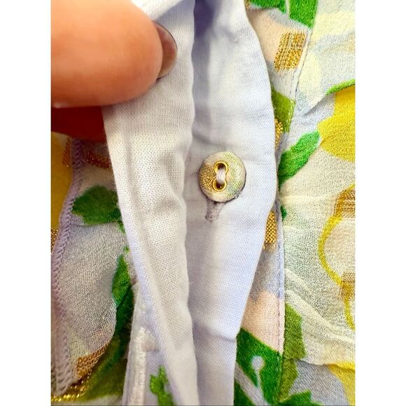 NEW CK BRADLEY annabelle maxi dress in falconer yellow and green - Picture 6 of 13